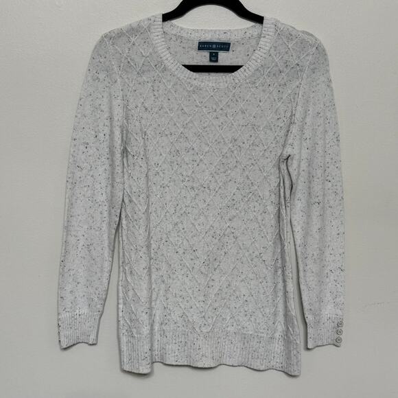 Karen Scott Women's Small Light Grey Sweater Professional Office - Picture 1 of 2